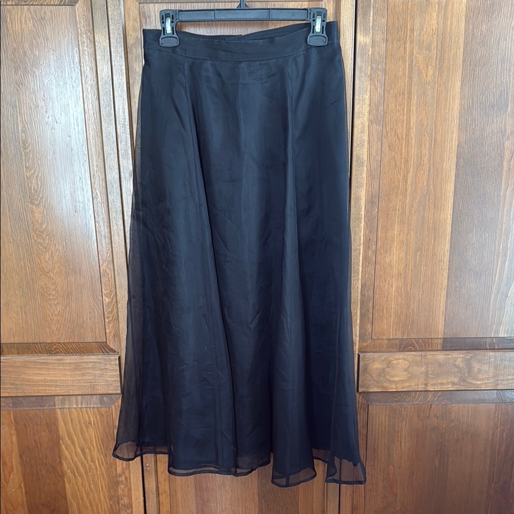Formal Black Maxi Skirt
